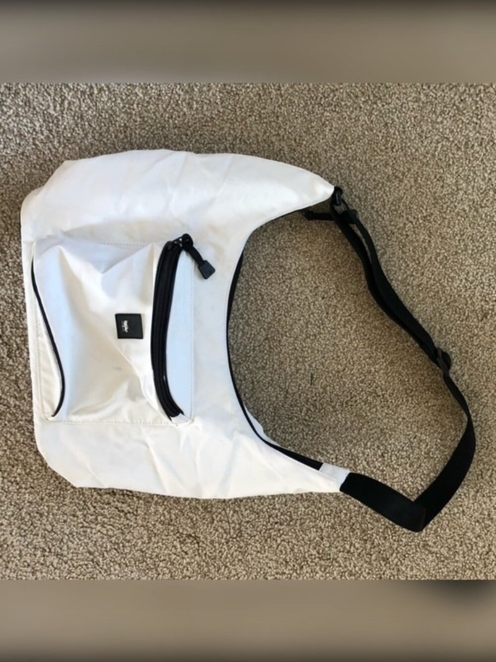 Mossimo White Minimalist Shoulder Bag Y2K Vegan Leather